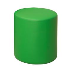 Logan Round Ottoman- Envy Green