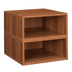 Niche Cubo Storage Set- 2 Half Size Cubes- Warm Cherry