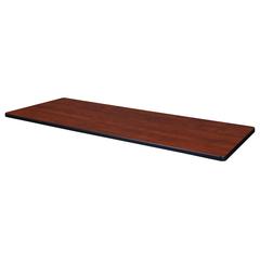 72" x 24" Rectangle Laminate Table Top- Cherry/ Maple