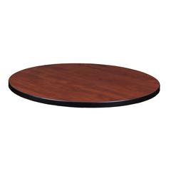 30" Round Laminate Table Top- Cherry/ Maple