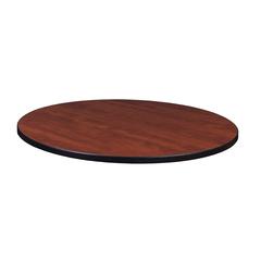42" Round Laminate Table Top- Cherry/ Maple