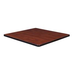 30" Square Laminate Table Top- Cherry/ Maple