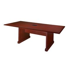 Prestige 96" x 48" Conference Table with Power Data Grommet- Mahogany