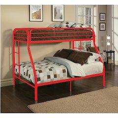 Tritan Bunk Bed (T/F) Red