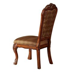 Dresden Side Chair (Set-2) Fabric & Cherry Oak