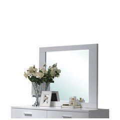 Lorimar Mirror White & Chrome Leg