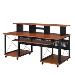 ACME Megara Music Desk, Cherry & Black Finish