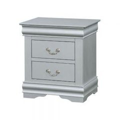 Louis Philippe III Nightstand Platinum