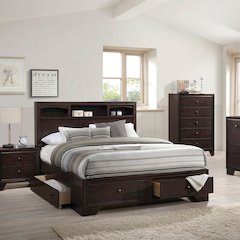 Madison II Queen Bed w/Storage Espresso