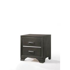 Carine II Nightstand Gray