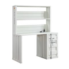 Cargo Desk & Hutch, White