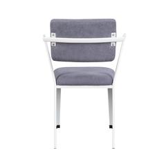 Cargo Chair, Gray Fabric & Red