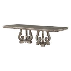 Northville Dining Table Antique Silver