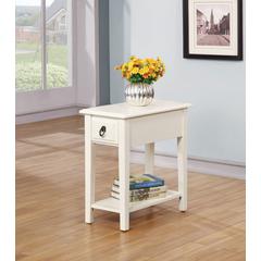 Jeana Side Table, White