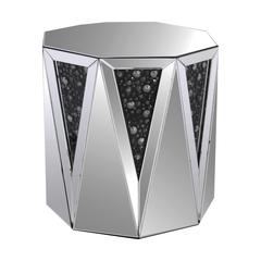 Nysa End Table Faux Crystals