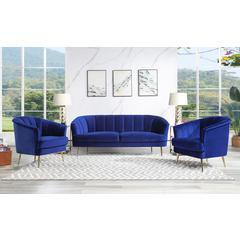 Eivor Chair Blue Velvet