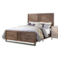 Andria Queen Bed Reclaimed Oak
