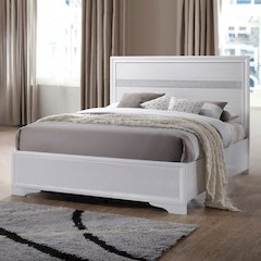Naima Full Bed White
