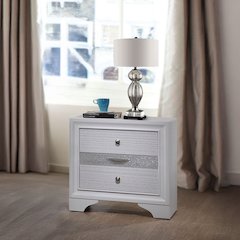 Naima Nightstand White