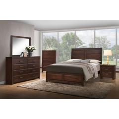 Oberreit Eastern King Bed Walnut