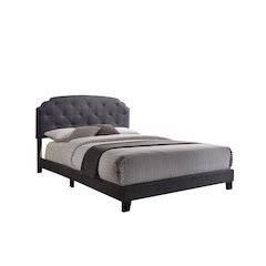 Tradilla Queen Bed Gray Fabric
