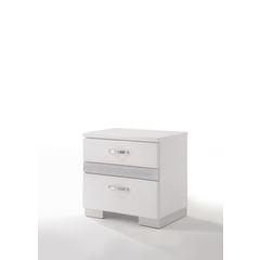 Naima II Nightstand White High Gloss