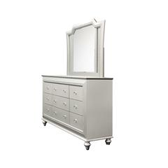 Kaitlyn Mirror w/LED LED & Champagne