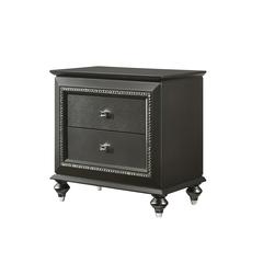 Kaitlyn Nightstand Metallic Gray