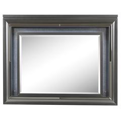 Sawyer Mirror w/LED Metallic Gray