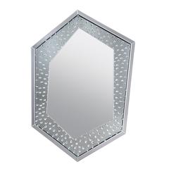 Noralie Accent Mirror Mirrored & Faux Diamonds