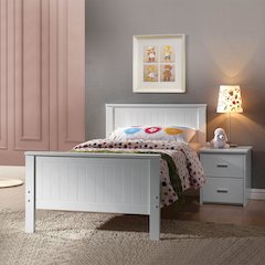 Bungalow Twin Bed White