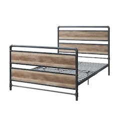 Brantley Full Bed Antique Oak & Sandy Gray
