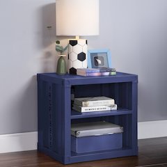 Cargo Nightstand w/USB Port Blue