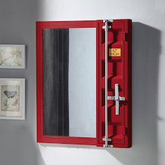 Cargo Vanity Mirror Red