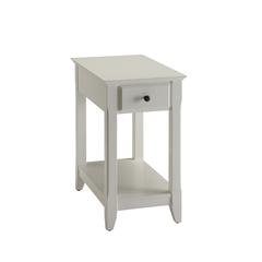 Bertie Accent Table White