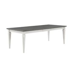 Katia Dining Table Gray & Weathered White