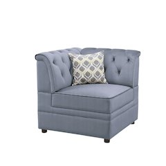 Bois II Modular - Wedge Gray Velvet