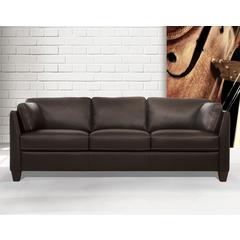 Matias Sofa Chocolate Top Grain Leather