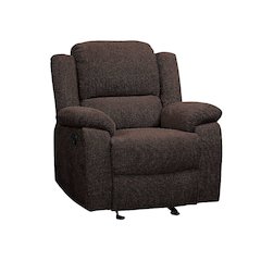 Madden Motion Glider Recliner Brown Chenille