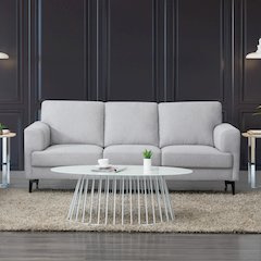 Kyrene Sofa Light Gray Linen