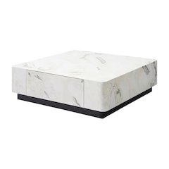 Engineered Stone Coffee Table with Durable Finish and Modern Design