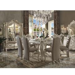 Versailles Counter Height Table Bone White