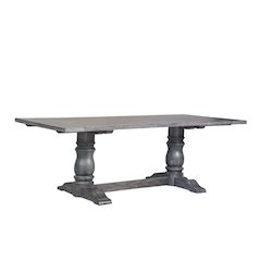 Leventis Dining Table Weathered Gray