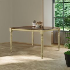 Dylan Counter Height Table Buttermilk & Oak