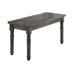 Wallace Bench Weathered Gray