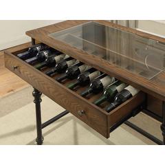 Jalisa Counter Height Table Walnut & Black