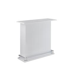 Kite Bar Table White High Gloss