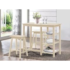 Nyssa 3Pc Counter Height Set Buttermilk