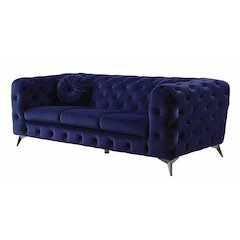 Atronia Sofa Blue Velvet