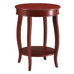 Aberta Accent Table Red